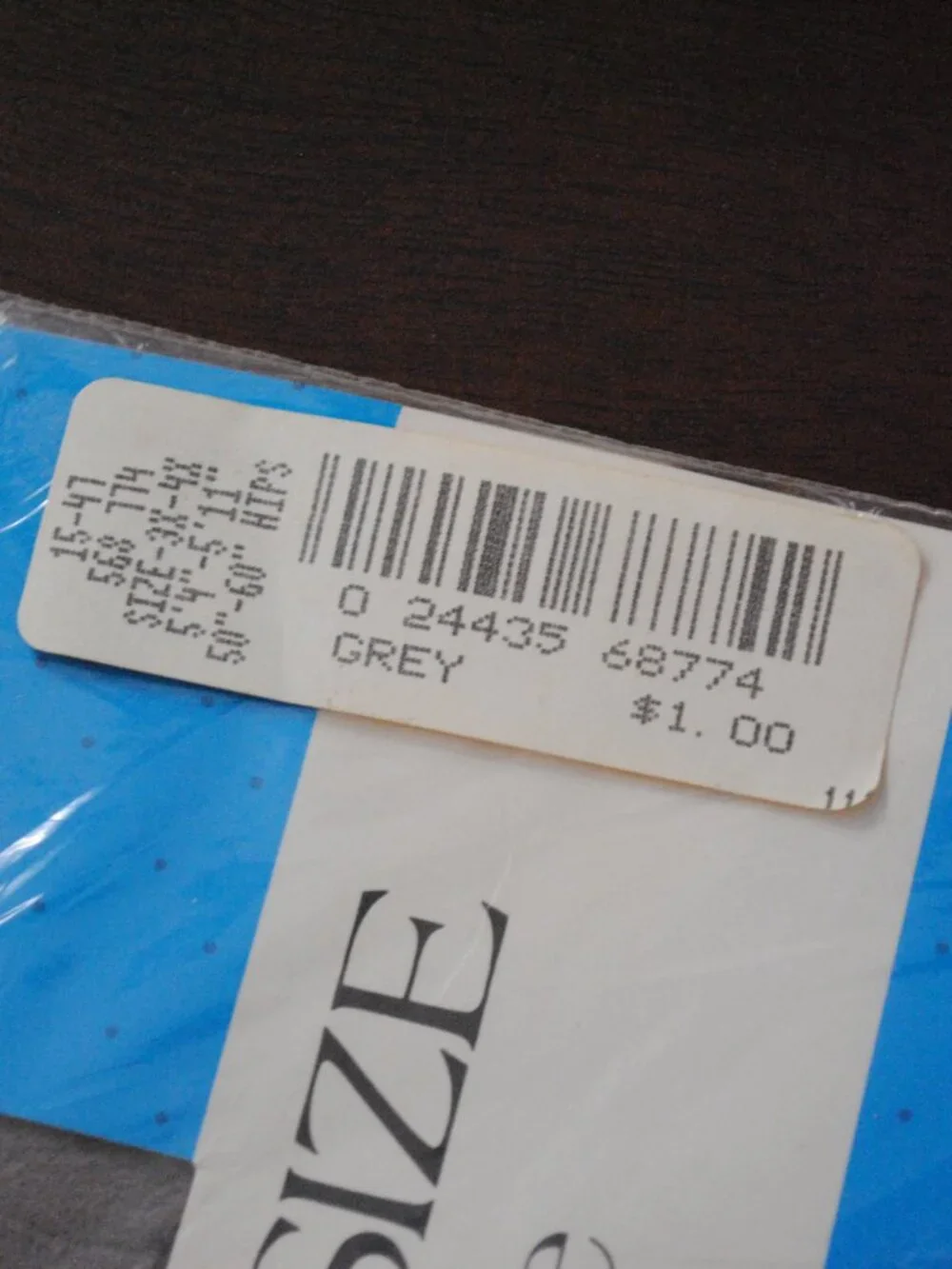 Vintage Super Value Queen Size Gray Plus Size Pany Hose Sandalfoot 3X 4X Sealed
